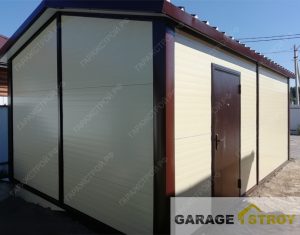 Быстровозводимый гараж 6*4м вид 3