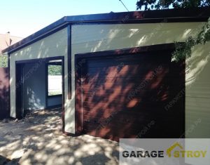 Гараж 6х8м на 2 автомобиля вид 3