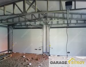 Гараж 6х8м на 2 автомобиля вид 7