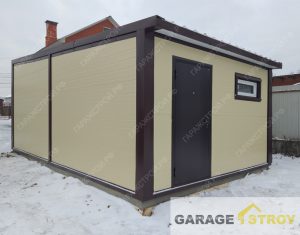 Утепленный гаражный бокс размером 7 на 4м. вид 4