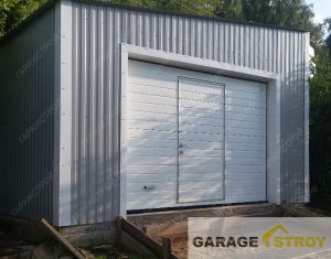 Гараж из сэндвич-панелей 5*5м. вид 2