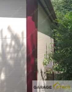 Гараж из сэндвич-панелей размером 7х8х4м. вид 7