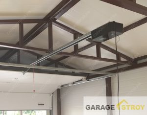 Быстровозводимый гараж 8х4м с навесом 6х4м. вид 13