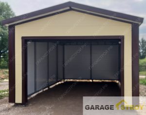 Гараж из сэндвич-панелей 7х4м. вид 4