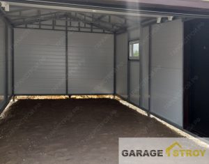 Гараж из сэндвич-панелей 7х4м. вид 9