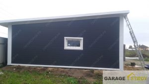 Гараж из сэндвич панелей 7х10м на 2 авто. вид 7
