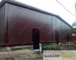 Быстровозводимый гараж размером 15х14,5м вид 3