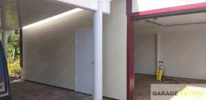 Гараж из сэндвич-панелей 14х4м. вид 4