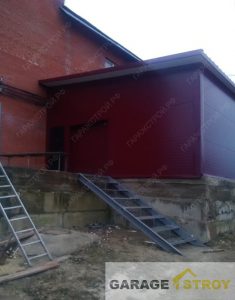 Здание склада из сэндвич панелей 6.5 х 12.5 х 3м. вид 3