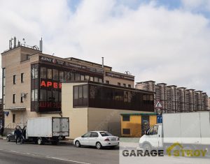 Двухэтажный автосервис на крыше автомойки вид 16