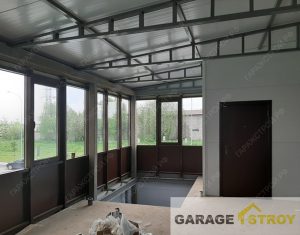 Двухэтажный автосервис на крыше автомойки вид 25