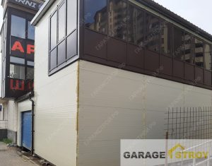 Двухэтажный автосервис на крыше автомойки вид 8