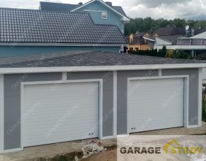 Гараж на 2 машины 7х9м с мягкой кровлей вид 3