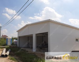 Гараж на 2 авто размером 7х9.5х3.6м. вид 2