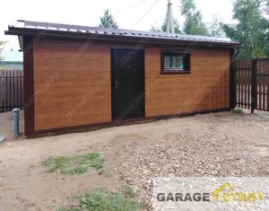 Гараж на одну машину с хозблоком 7х4м. вид 2