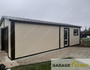 Быстровозводимый гараж 9х4м. вид 3