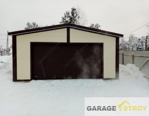 Гараж на 1 машину 6х6м. вид 1