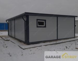 Гараж / склад из сэндвич-панелей 7х8м. вид 6