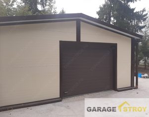 Гараж из сэндвич-панелей 6x6x2,4m. вид 2