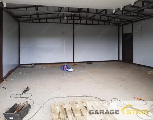 Гараж на 2 машины 8x8x3m под дерево вид 4