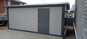 Гараж на 2 машины 6х6м вид 2