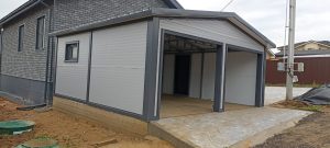 Гараж на 2 машины 6х6м вид 3