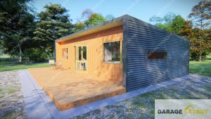 Каркасный дом 6×10м.