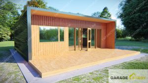 Каркасный дом 6×8м.