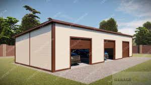 Гараж на 3 машины 6×15м под ключ